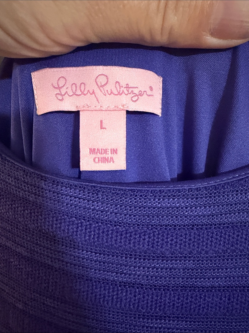 Lilly Pulitzer Ramsey Grape Purple Illusion Stripe Maxi Dress - Size L - Picture 2 of 10
